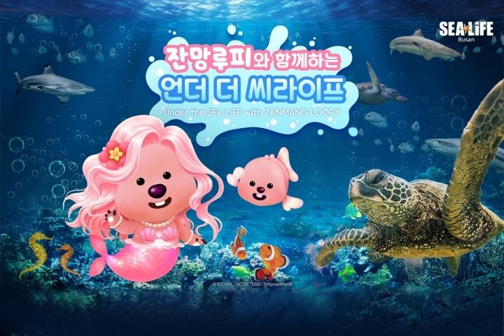 씨라이프 코엑스·부산 아쿠아리움, 잔망루피 콜라보 캠페인 진행 